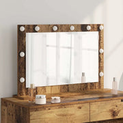Specchio da Vanità Rettangolare Legno vecchio 80 x 55 x 18 cm 868299