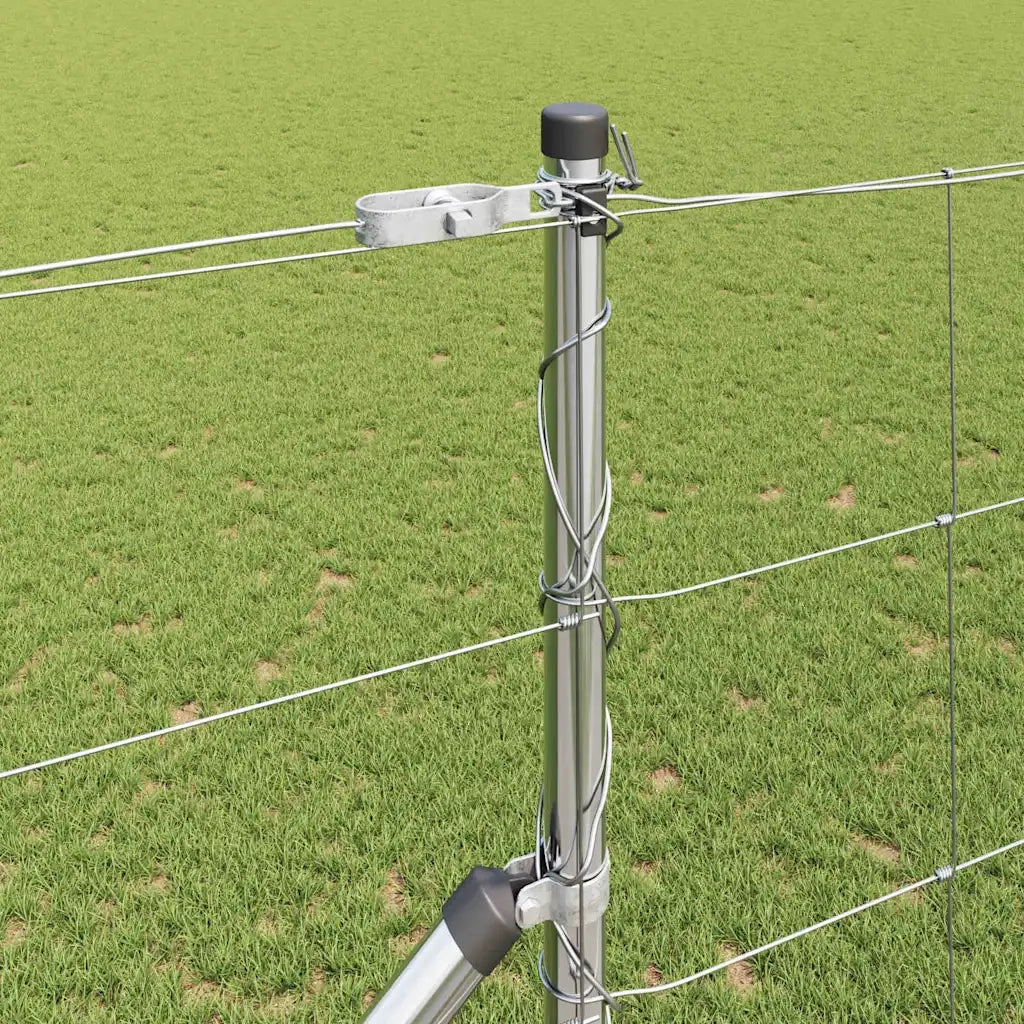 Palo della recinzione Zincato 25 x 1,4 m Acciaio