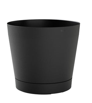 Vaso da Interno e Esterno Ø38x35cm in Polipropilene Orione 38 Ash Antracite