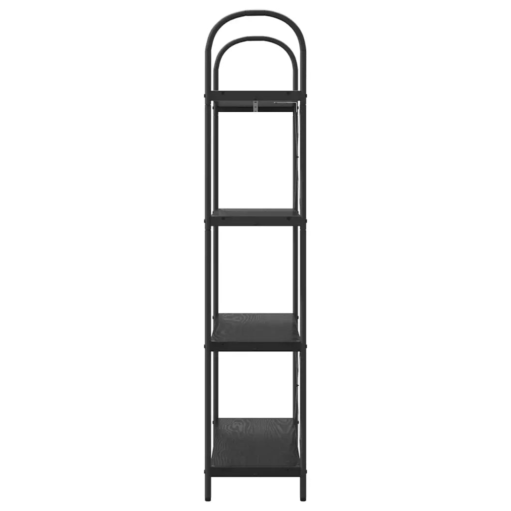 Libreria Rovere Nero 80 x 30 x 146 cm Legno multistrato 879893