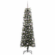 Albero di Natale | Decorazioni natalizie artificiale con 150 LED Verde 150 cm