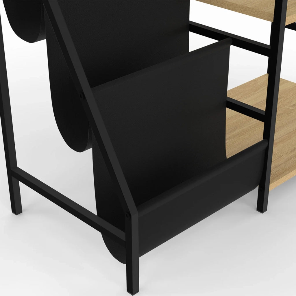 IDMarket - Mobili d'occasione, contenitori con ripiani, porta vinili e giradischi NEVIL design industriale