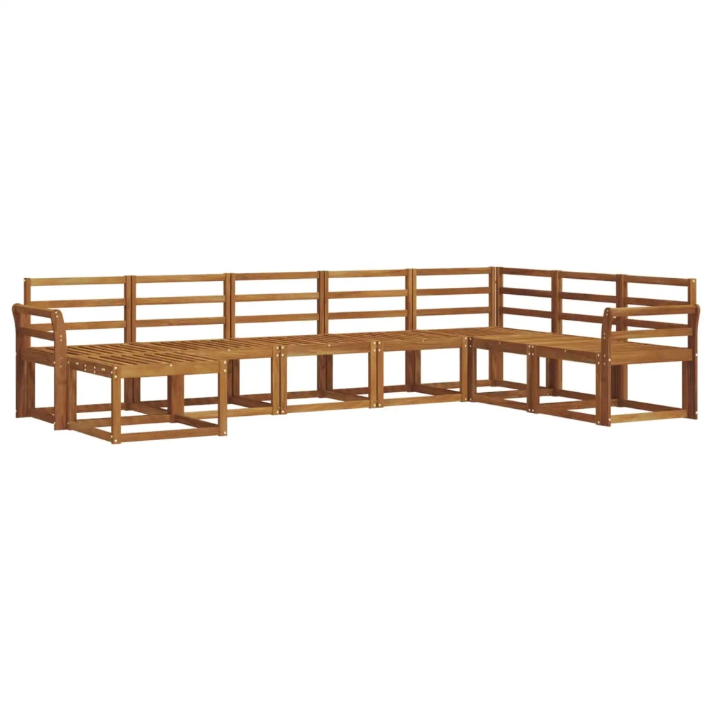 Set di divani da esterno 8 pcs Naturale 3366812