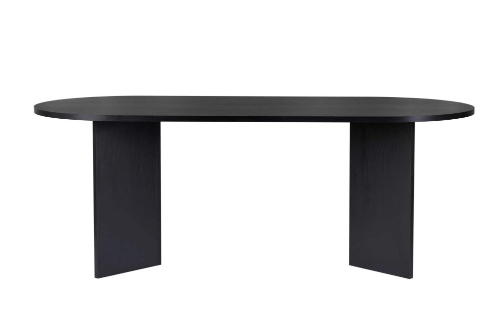 Tavolo da pranzo in legno "Sabella" 200 x 90 x 75 cm - Legno nero