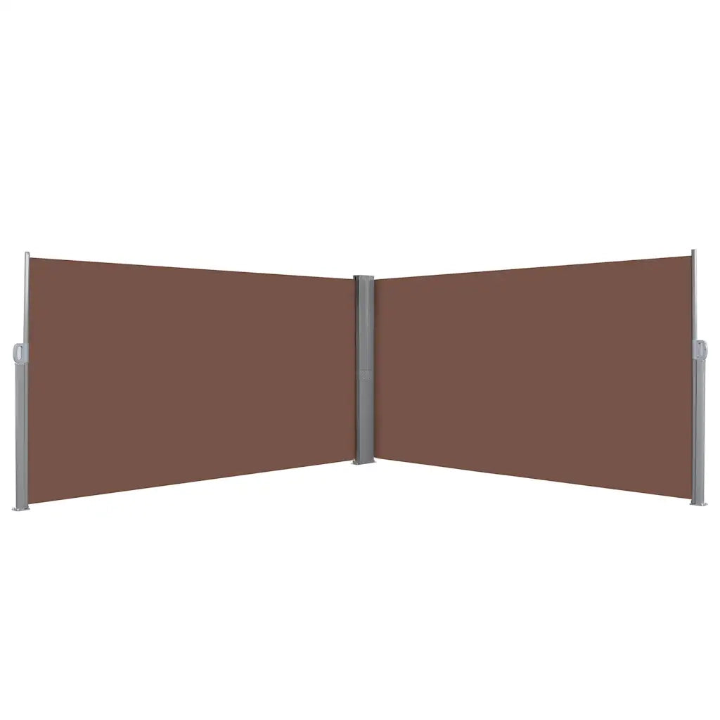 Tenda da Sole Laterale Retrattile-Tenda parasole per balcone 160x600 cm Marrone