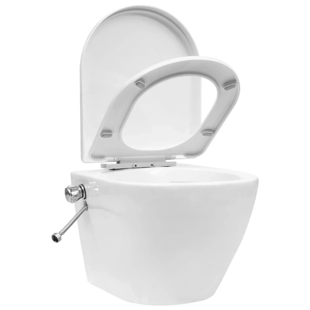 WC sospeso senza brida con funzione bidet ceramica bianca 02_0003574