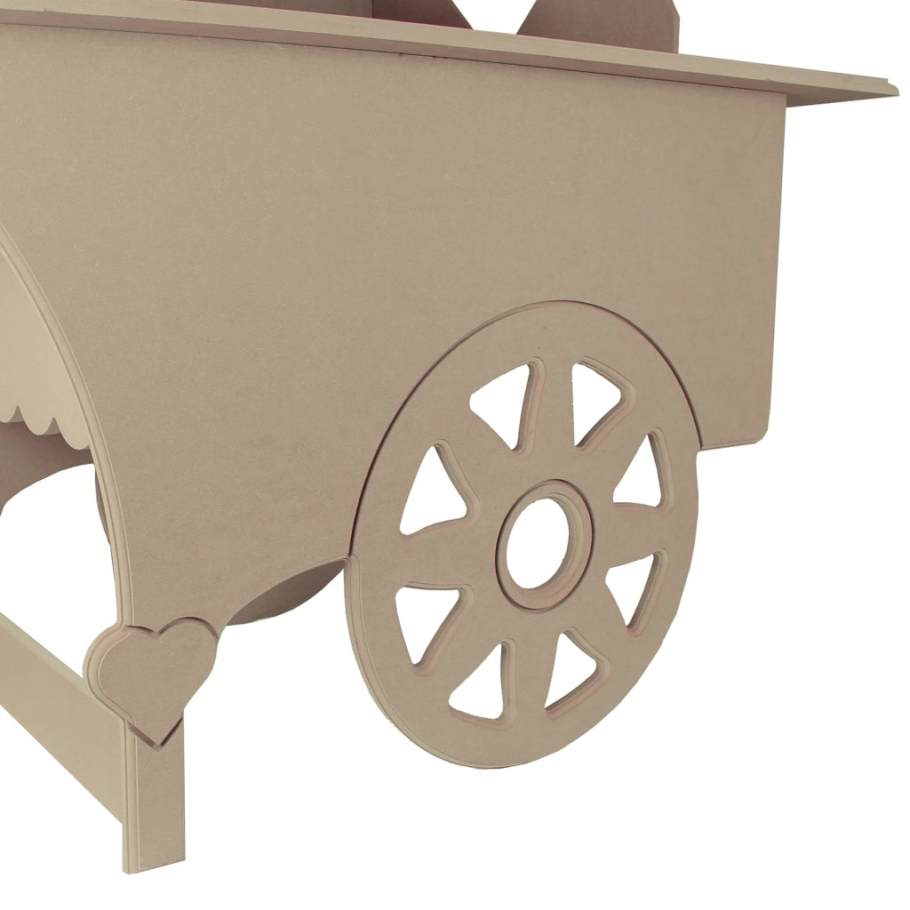 Carretto dei Dolci in Legno MDF per Matrimonio, Compleanno, Cresima e Battesimo