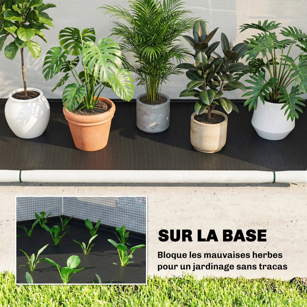 Serra da Giardino Pieghevole ¨C zephmum ¨C Verde 200x80x164 cm