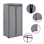 Armadio Grigio 75x50x160 cm