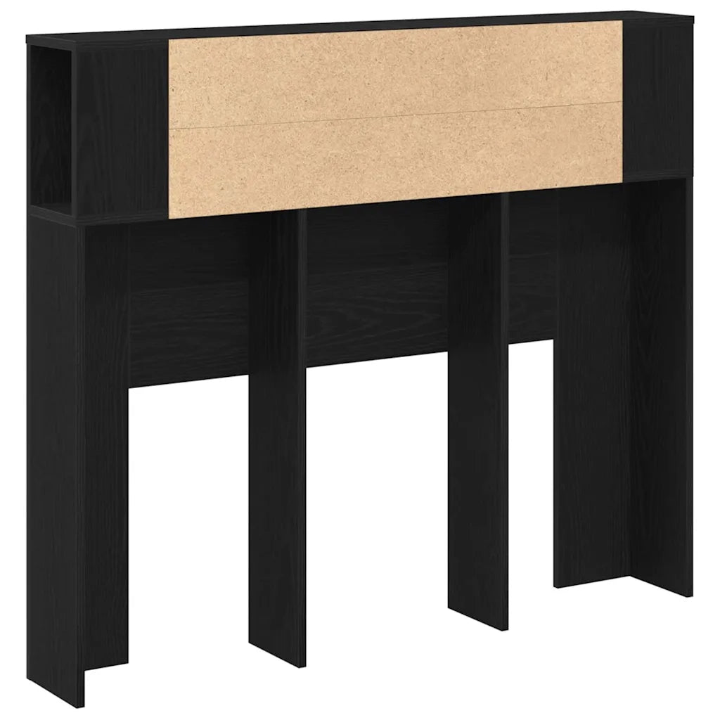 Testata del letto Rovere Nero Legno ingegnerizzato 862757