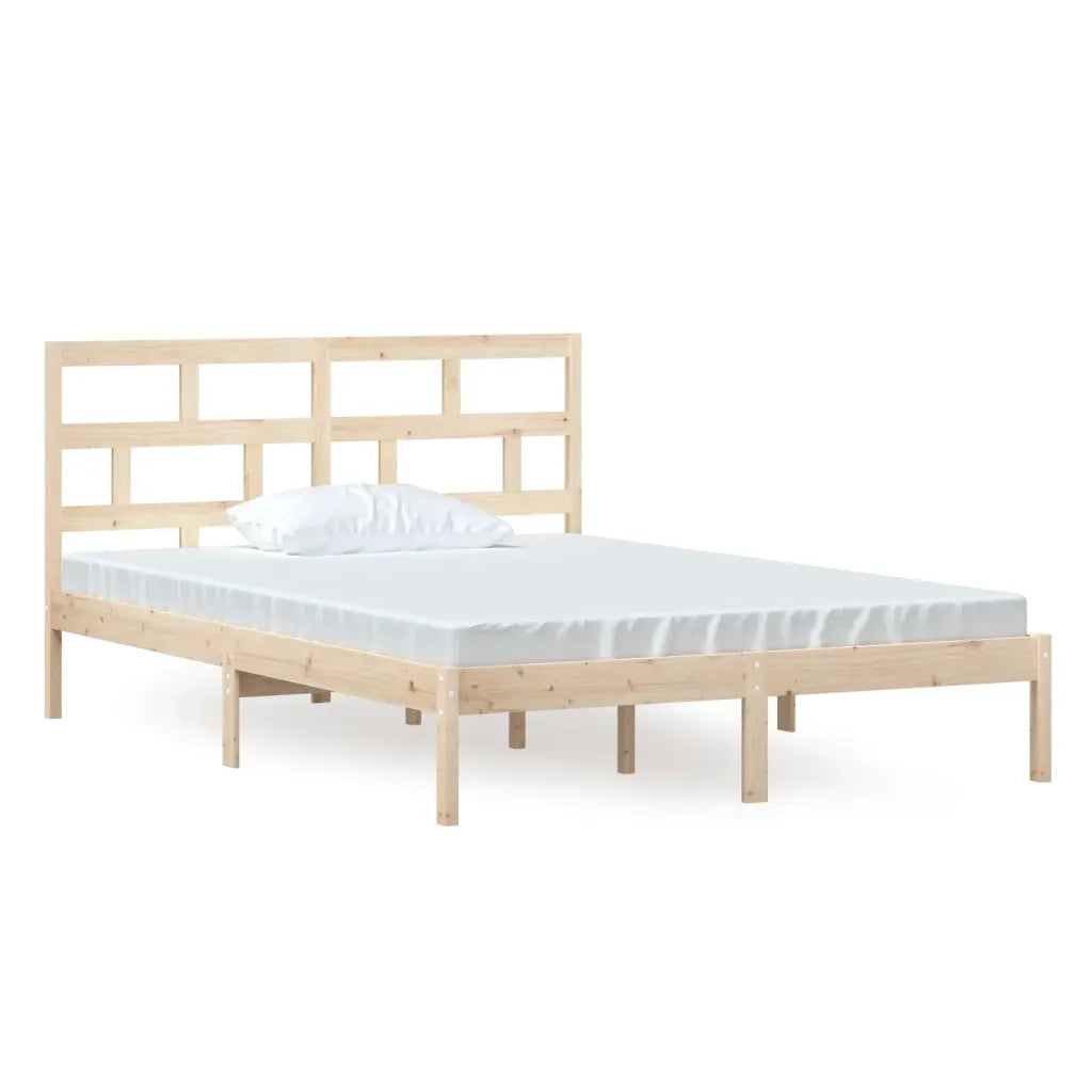 Giroletto-Struttura Letto in Legno Massello di Pino 140x200 cm 829981