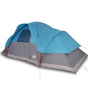Tenda da Campeggio | Tenda Familiare a Cupola per 9 Persone Blu Impermeabile