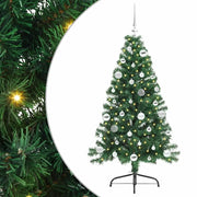 Albero di Natale Artificiale-Albero Natalizio con luci integrate Verde 150 cm 456567