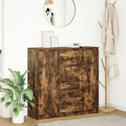Credenza con Cassetti Rovere Fumo 100,5x35x98,5cm in Truciolato 3328457