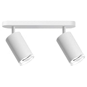 Faretto a parete/soffitto 2 luci bianco GU10 IP44 Turyn Polux