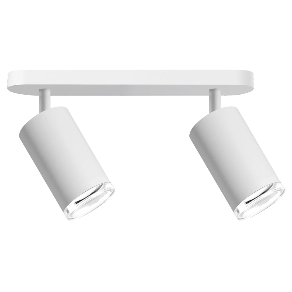 Faretto a parete/soffitto 2 luci bianco GU10 IP44 Turyn Polux
