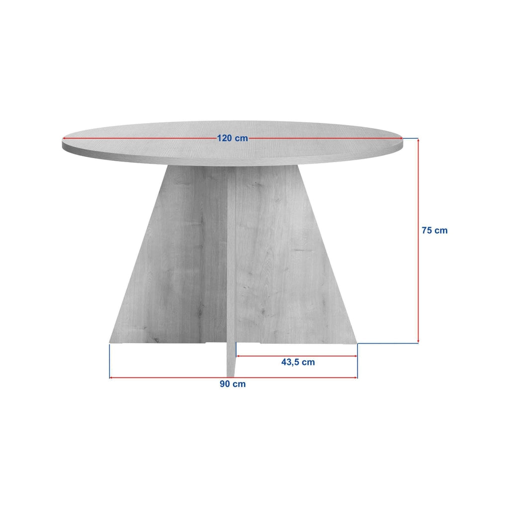 Racale, Tavolo Fisso 4 Posti, 120x120x75h cm Bianco Marmo