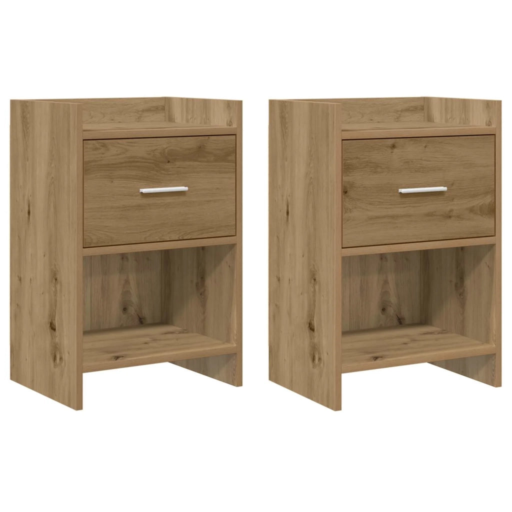 Comodini 2 pcs Rovere Artigianale 40 x 30 x 60 cm 8010994