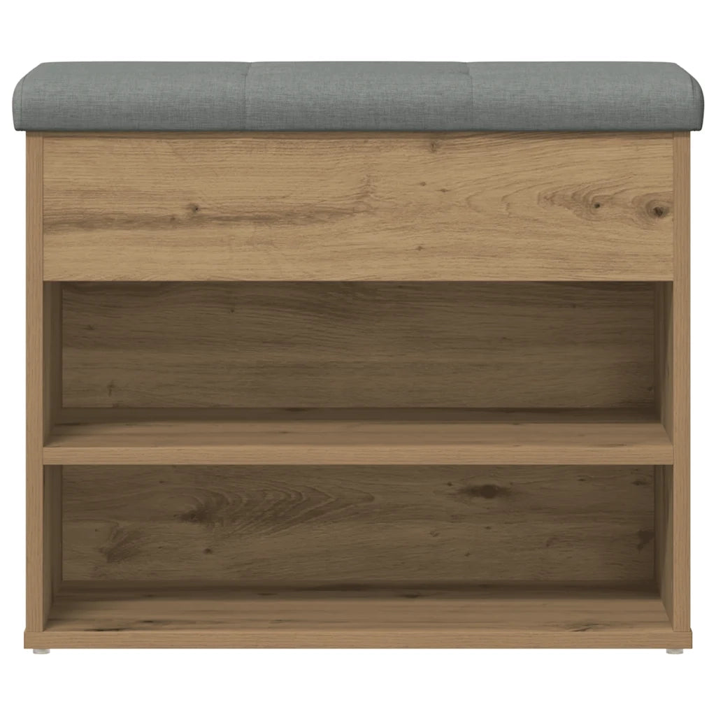 Scarpiera Rovere Artigianale 62x32x50 cm in Legno Multistrato 857630