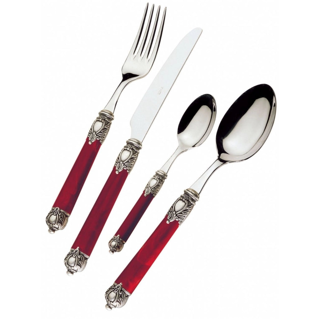 RINASCIMENTO, Posate 24 Pz., Scatola Wenge, Casa Bugatti