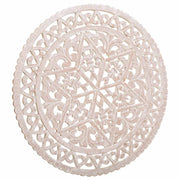 Pannello in legno bianco fatto a mano 76x76x2,5h
