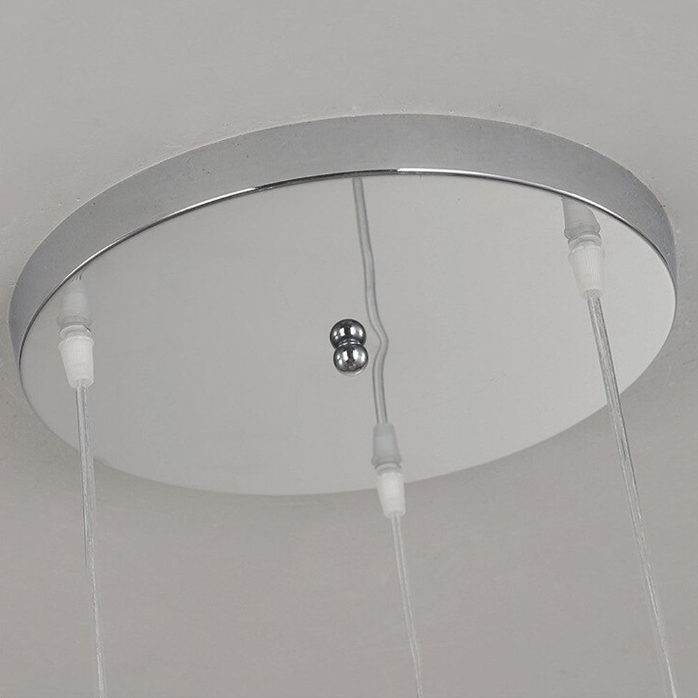 Lampada Da Soffitto Cristallo Argento APP510-3CPR