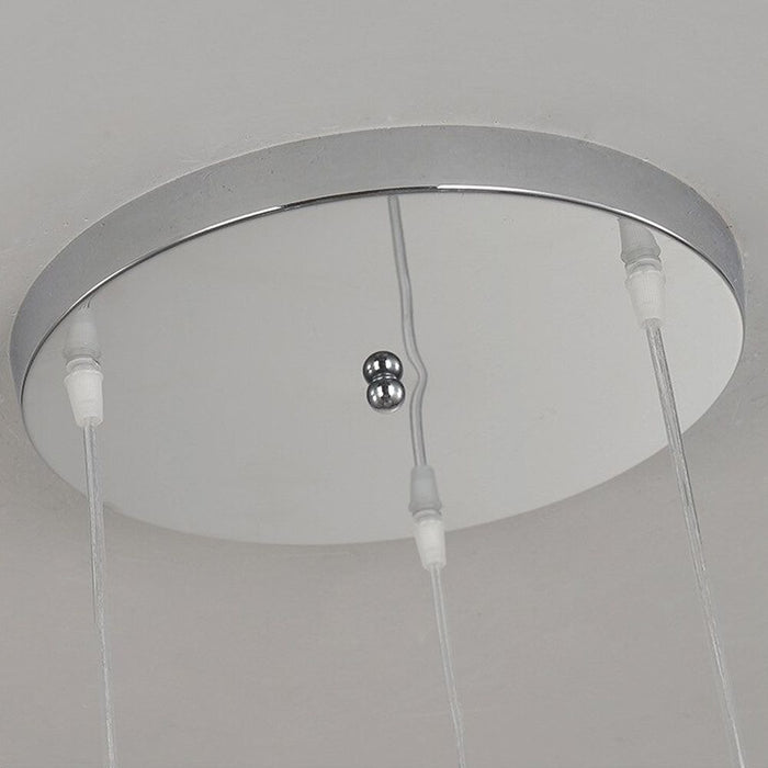 Lampada Da Soffitto Cristallo Argento APP510-3CPR