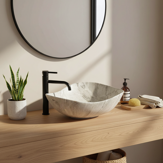 Lavabo Da Appoggio Rea Dora Stone