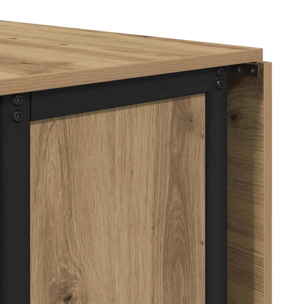 Tavolo da pranzo pieghevole con ruote 130 x 80 x 76,5 cm