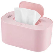 Asciugamani per bambini riscaldanti e contenitore per asciugamani per bambini | Warming wet wipe warmer con temperatura costante e isolamento (rosa)