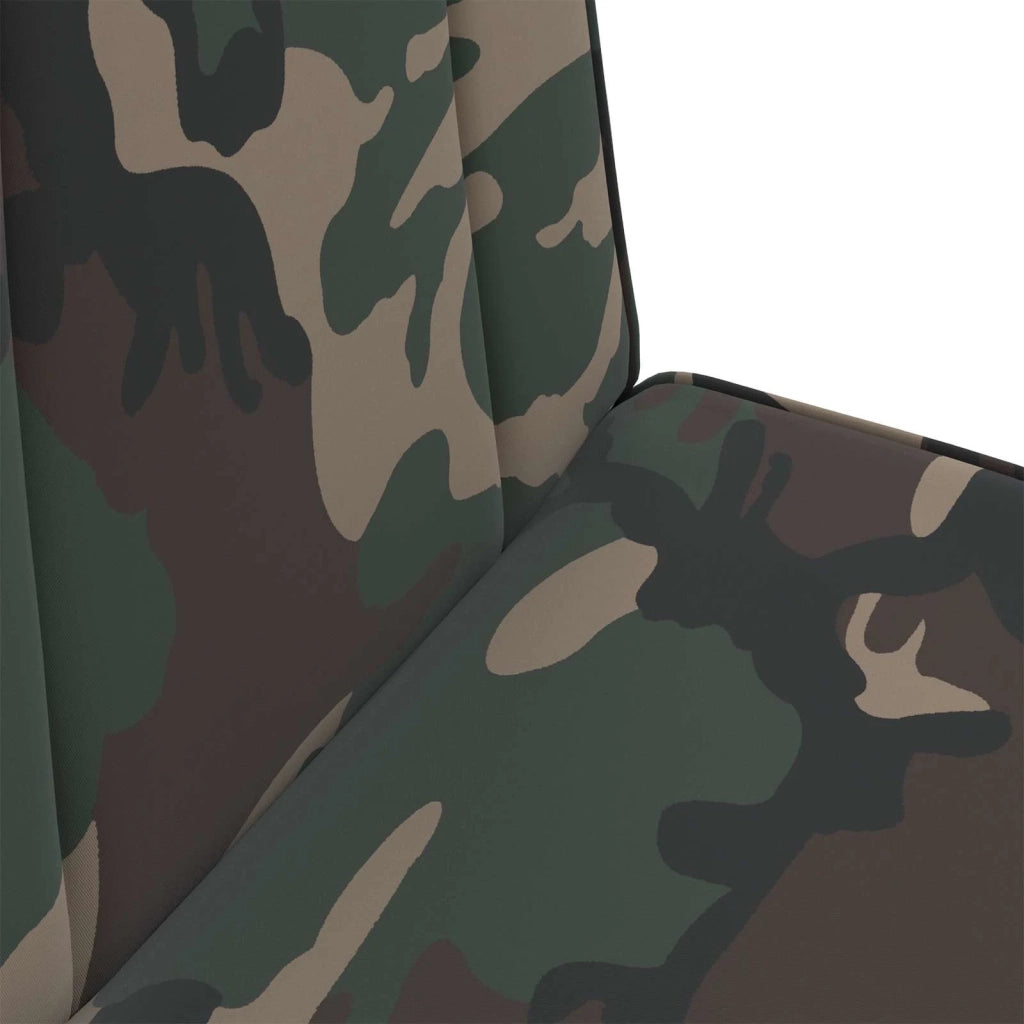 Sedia da Pavimento Verde militare 50 x 73 x 60 cm Tessuto 42028173