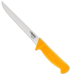 Coltello per Disosso Stretto Lama 15 cm Bufalo S97/15 Manico Giallo