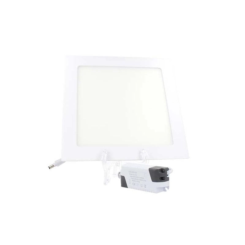 Mini Pannello LED Quadrato da Incasso 18W, 1500 lm, 225x225 mm (Bianco Neutro 4000K)