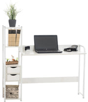 Scrivania studio Widnes bianco/bianco