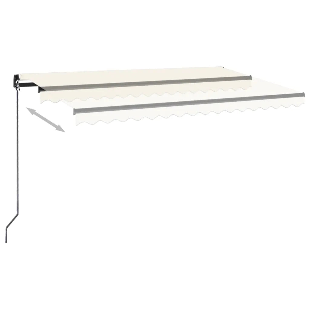 Tenda da Sole | Tenda parasole Retrattile Manuale 400x350 cm Crema
