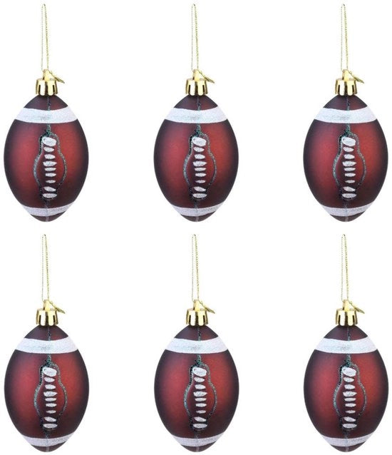 Decorazione di Natale in forma di pallone sportivo - 6 pezzi - Ornamento per festa - Amanti dello sport - Sfera appesa - Regalo perfetto per Natale - Pallone da Natale 

Modello: Sportbal 
Codice prodotto: 6 Stuks