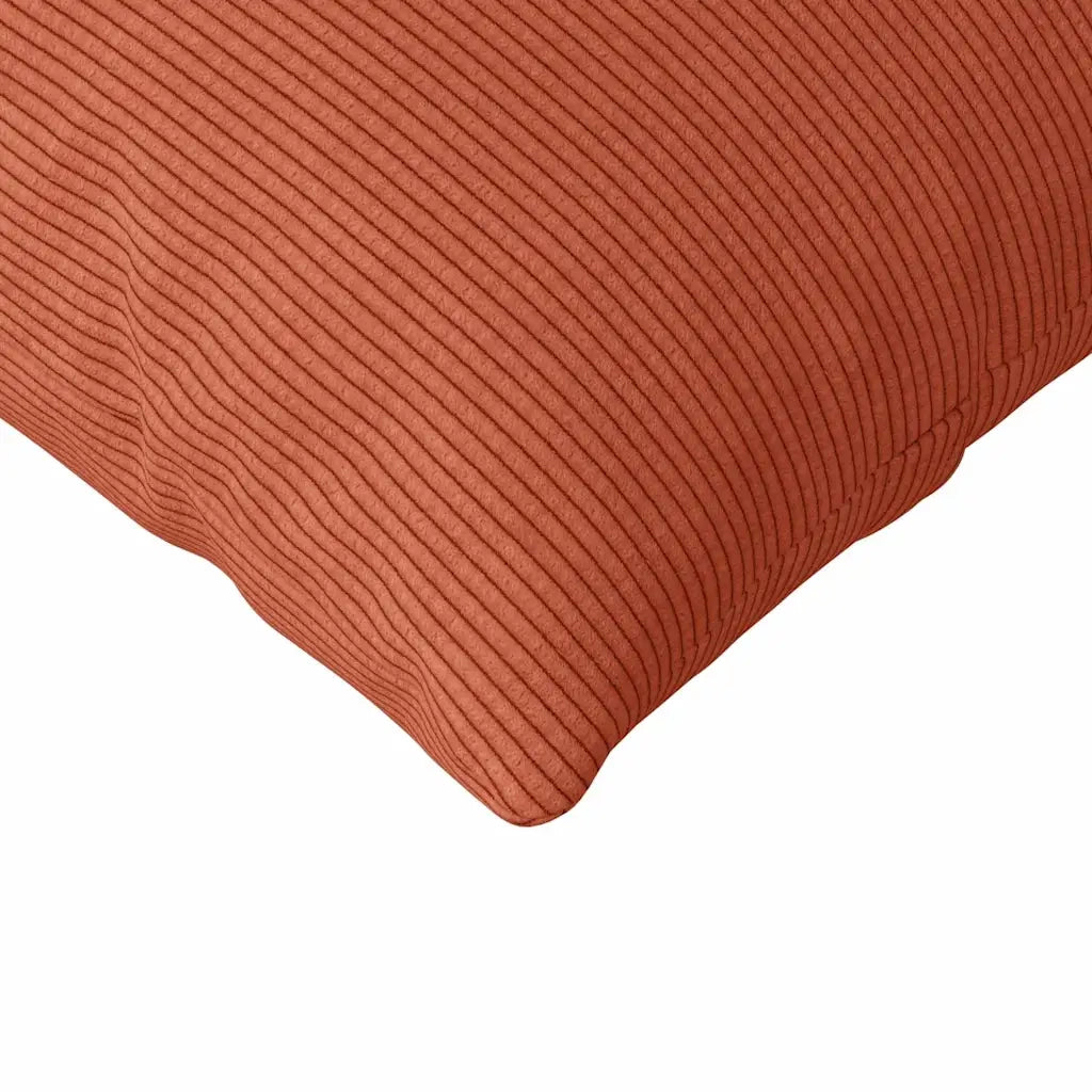 Cuscini da Divano 2 pz-Set di 2 Cuscini per Sofa Rosso Arancio 200 x 40 cm