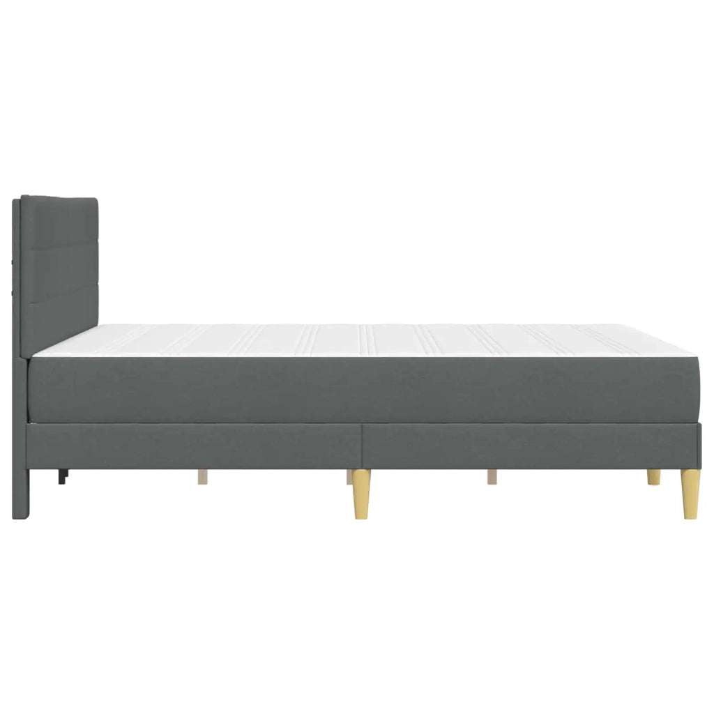 Struttura del letto Grigio scuro 120 x 190 cm Poliestere 3414945