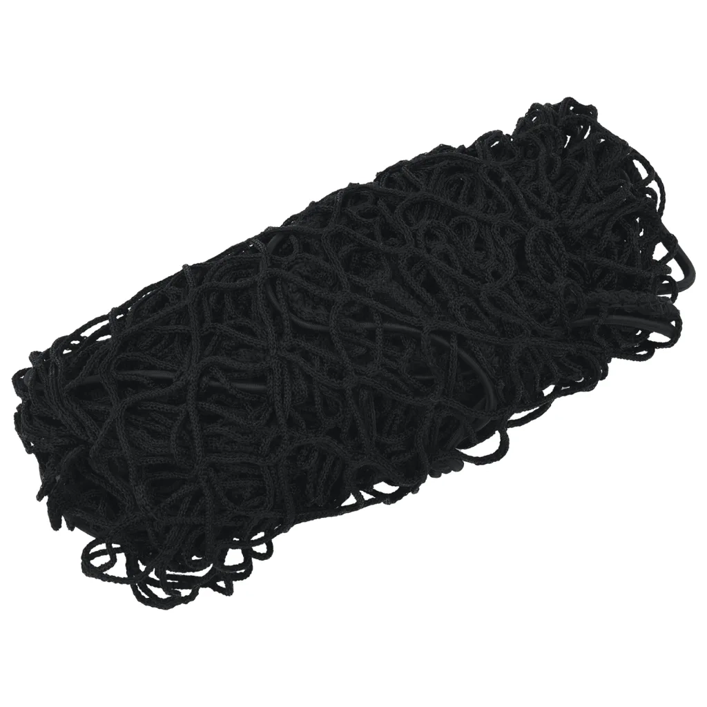 Rete per Rimorchio con Corda Elastica Nero 3,5x3 m in PP CFW4858005
