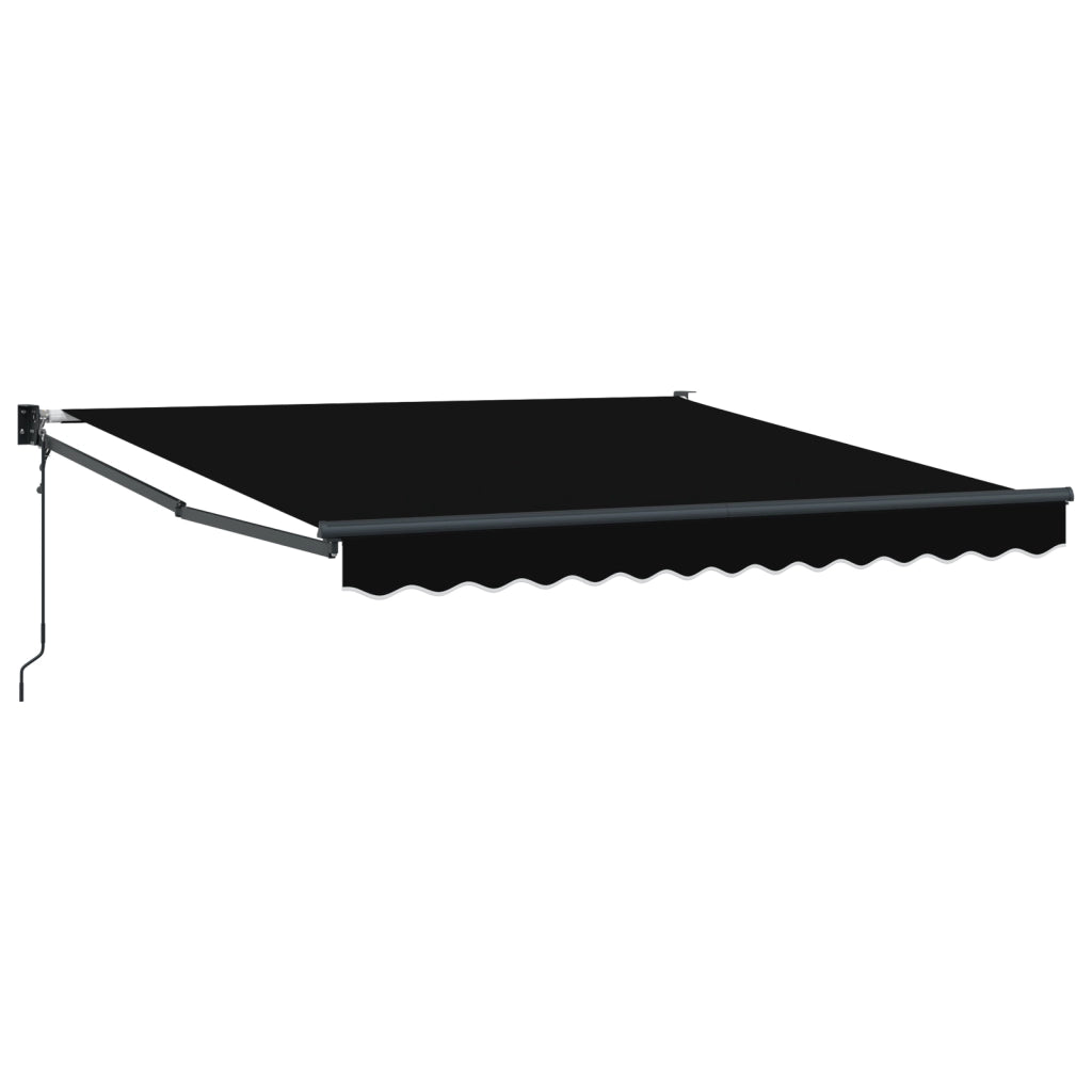 Tenda Retrattile Automatica Nera 300x250 cm