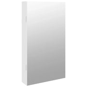 Armadio Portagioie a Specchio con Luci LED a Parete Bianco CFW2308228