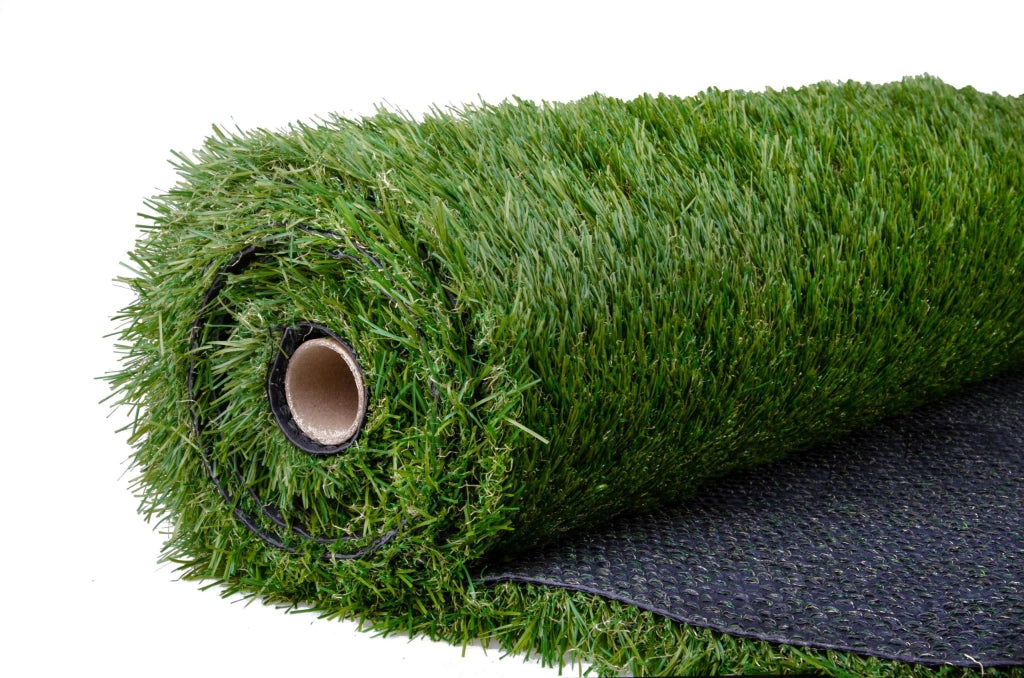 Set 4 Erba Sintetica per Giardino 37 mm 4mq Verde