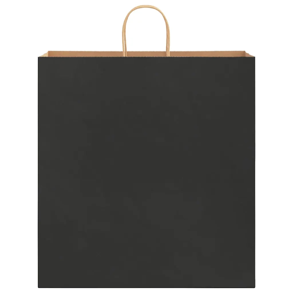 Sacchetti di Carta 250 pz con Manici Neri 45x17x48 cm 4101653