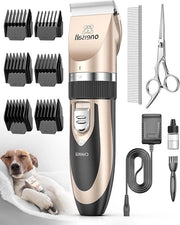 Tondeuse professionale silenziosa per cani, gatti e altri peli animali - Tondeuse elettrica senza fili in oro