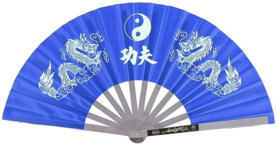 Ventilatore Opvouabile per Boxe - Cinese - Duraturo e Leggero - Blu - Ideale per Attività di Combattimento - Ventilatore Portatile per la Raffreddamento