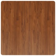 Piano Tavolo | Superficie Tavolo | Piano Scrivania Quadrato Marrone Scuro 90x90x2,5cm Rovere Trattato