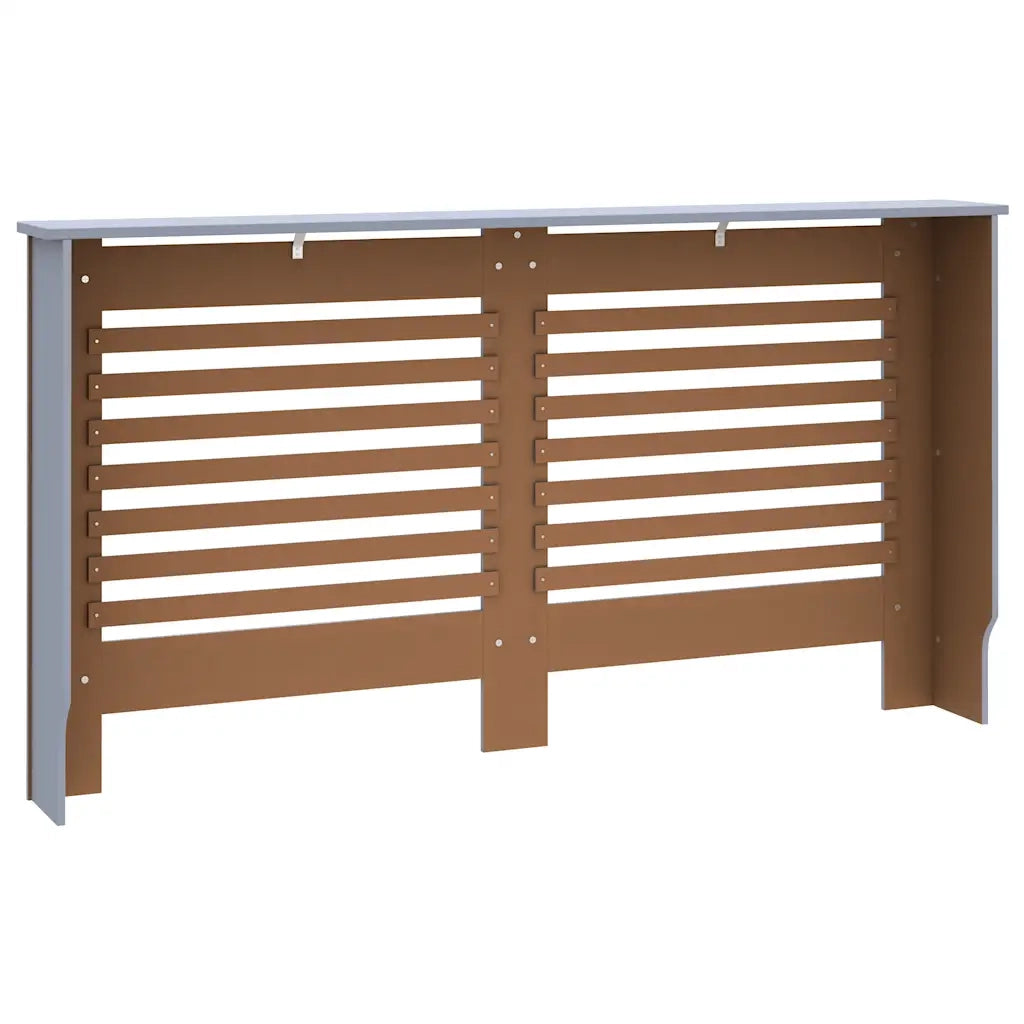 Copertura per Radiatore Antracite 152x19x81,5 cm in MDF 288185