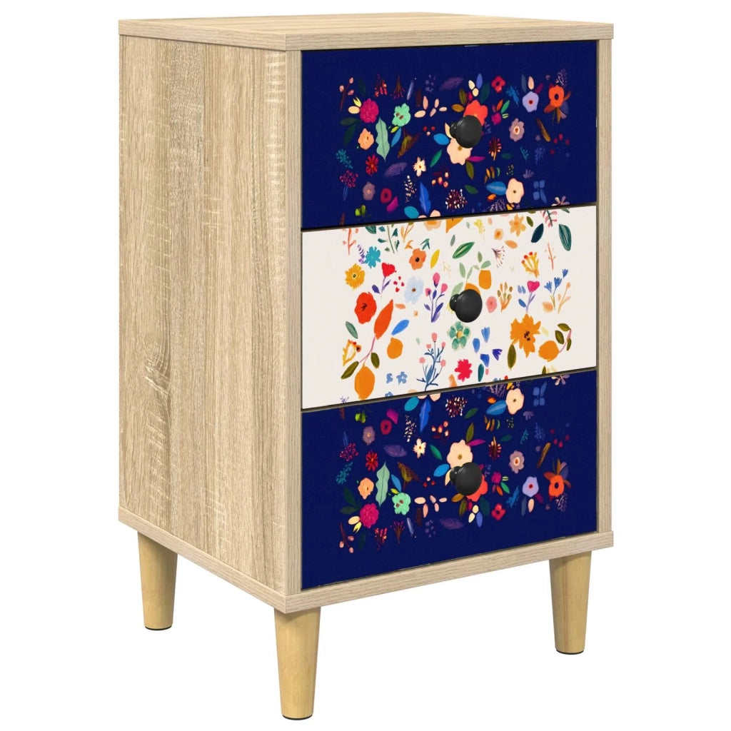 Armadio da Notte MAINZ Rovere Sonoma 36 x 33 x 60 cm 8007299