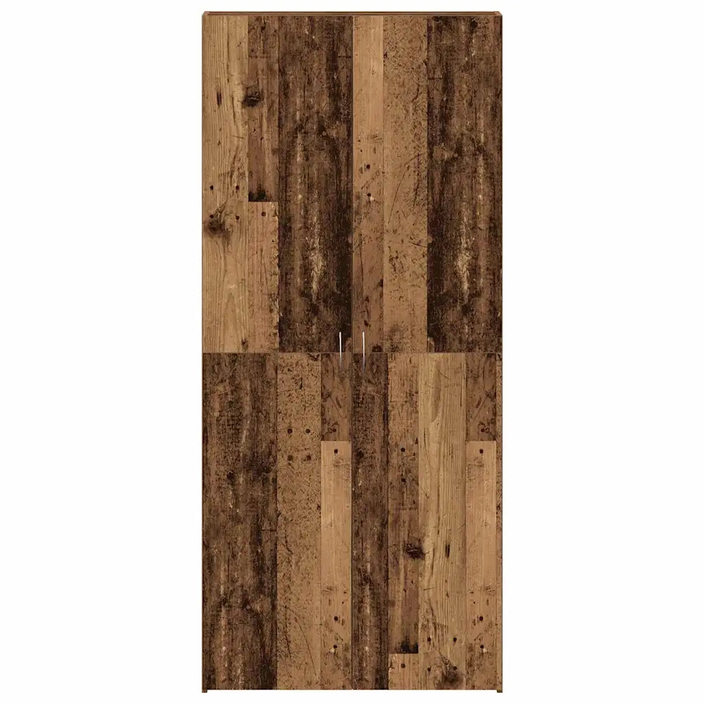 Mobile per scarpe-Scarpiera Marrone 80 x 35.5 x 180 cm Legno multistrato 314600