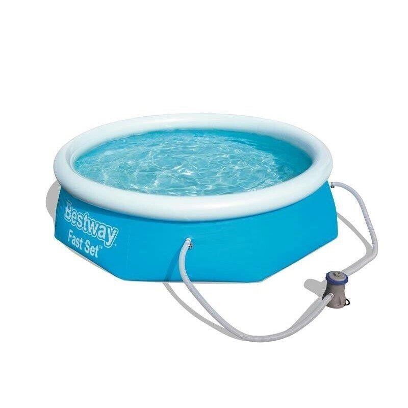 PISCINA GONFIABILE 244 X 61 CM AUTOPORTANTE FUORI TERRA POMPA FILTRO FAST SET